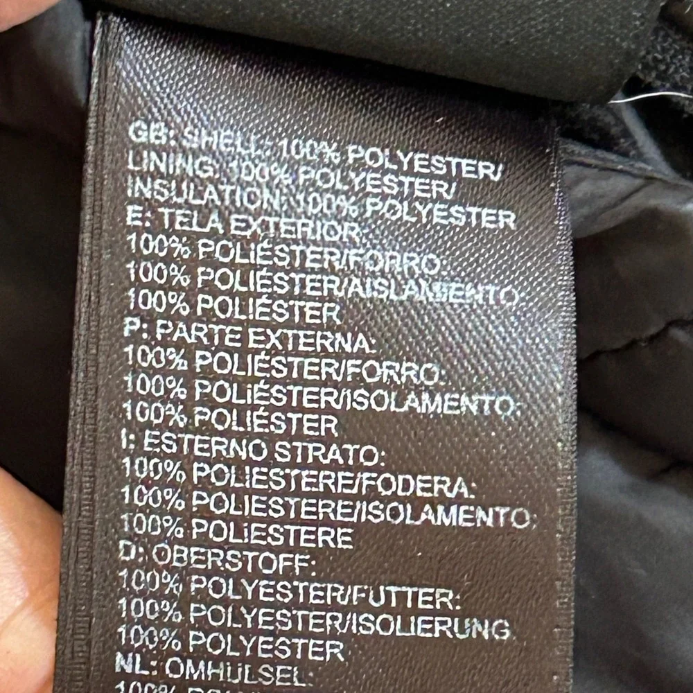 The North Face Girls Black‎ Mossbud Swirl Reversible Jacket Size M 10/12 Fleece